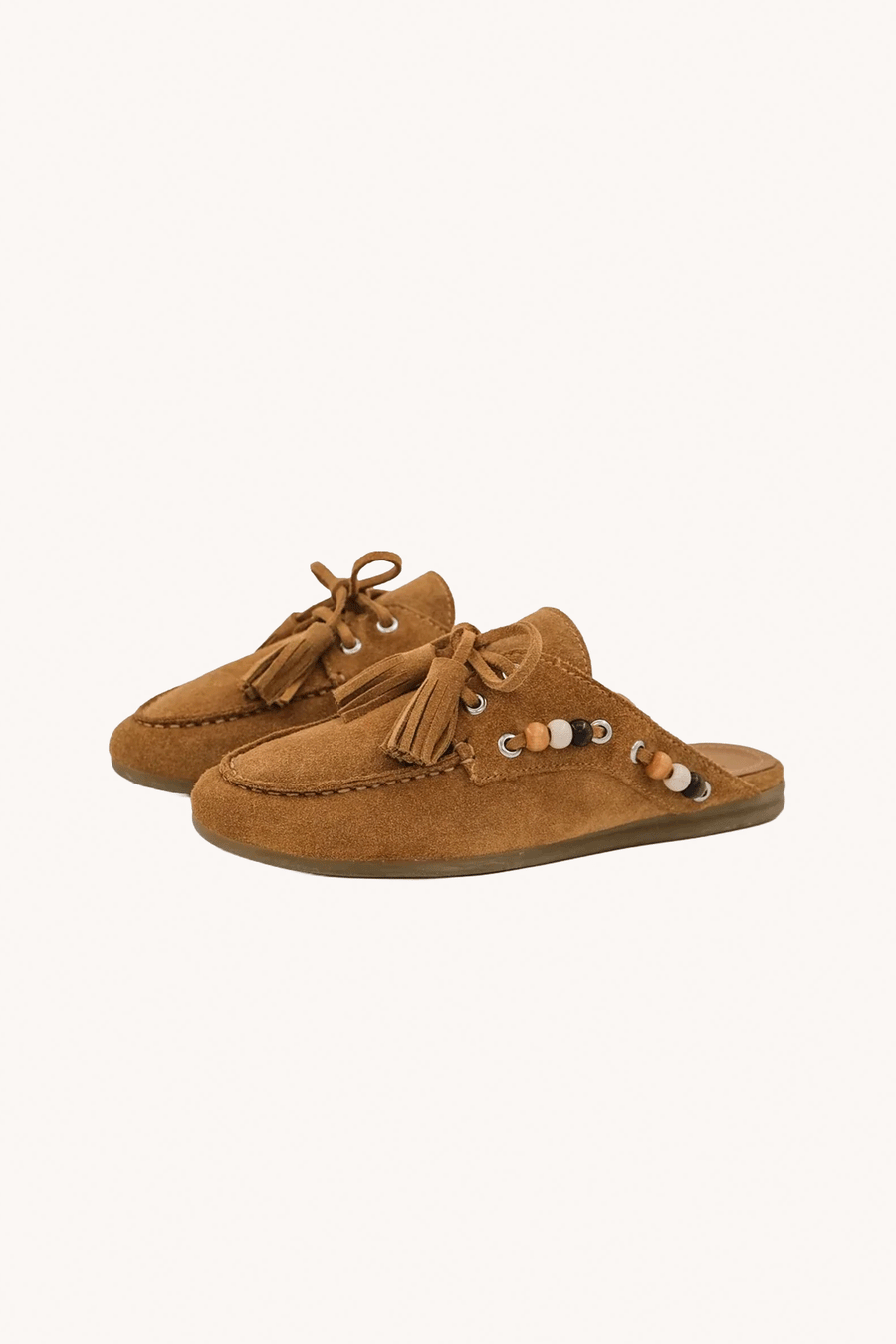 TORAL SHOES - Mules Killian en Daim cognac