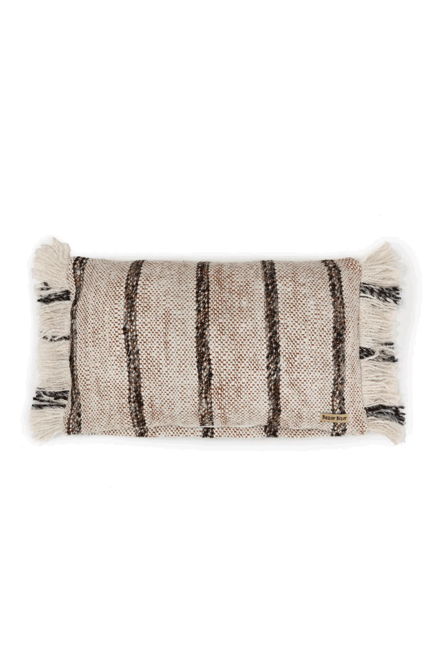 BAZAR BIZAR LIVING - BOHO WHITE CUSHION COVER