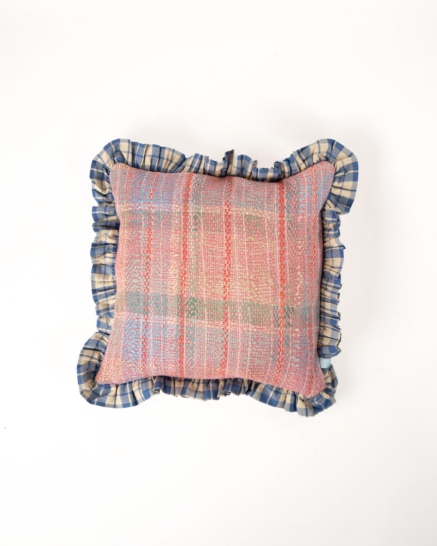 THE BLUE ISLAND - KANTHA CUSHION 62