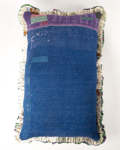 L'ÎLE BLEUE - COUSSIN EN KANTHA 11