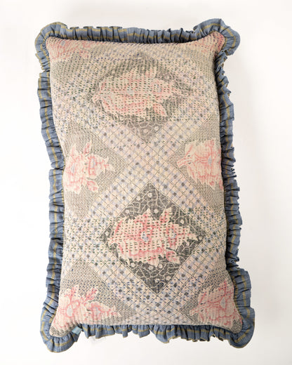 L'ÎLE BLEUE - COUSSIN EN KANTHA 76