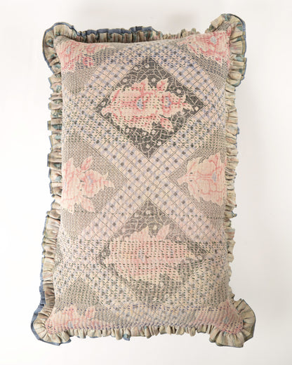 L'ÎLE BLEUE - COUSSIN EN KANTHA 76