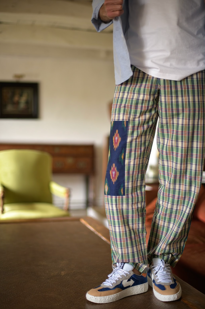 L'ÎLE BLEUE - PANTALON NEW BOUBOU HOMME MAURICE VERT