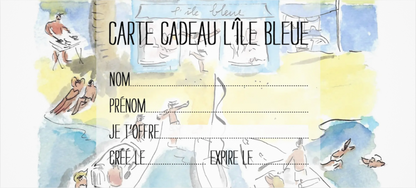 Carte Cadeau L'Île Bleue