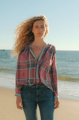THE BLUE ISLAND - Lily Purple Blouse