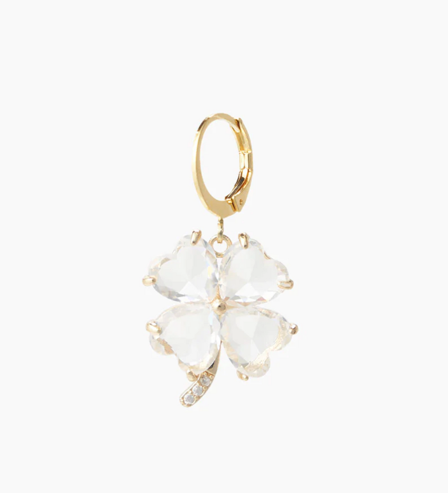 VIRGINIE BERMAN - Crystal clover earring