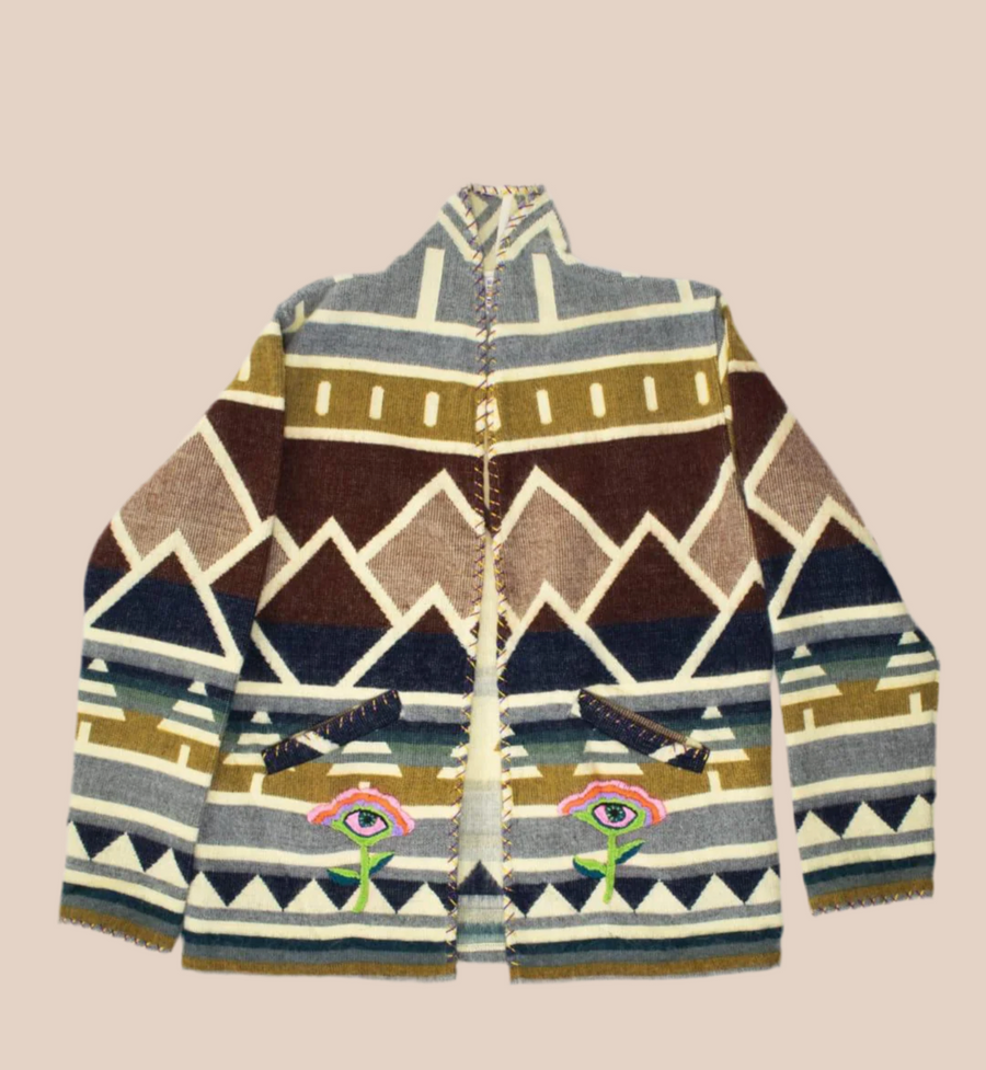 MAISON BADIGO - VESTE FLORECITA BRODÉE