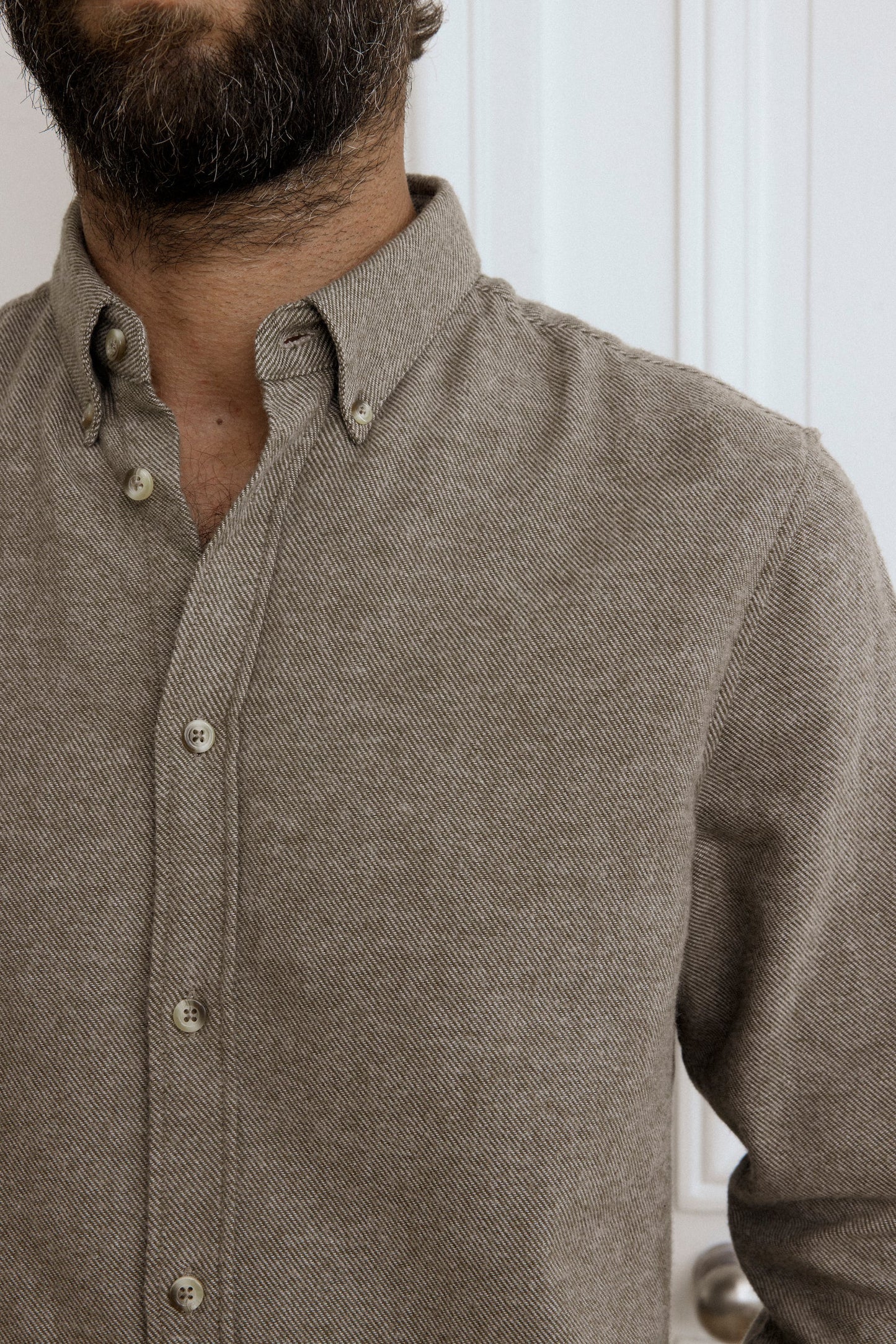 CUISSE DE GRENOUILLE - Massimo Brushed Twill Shirt