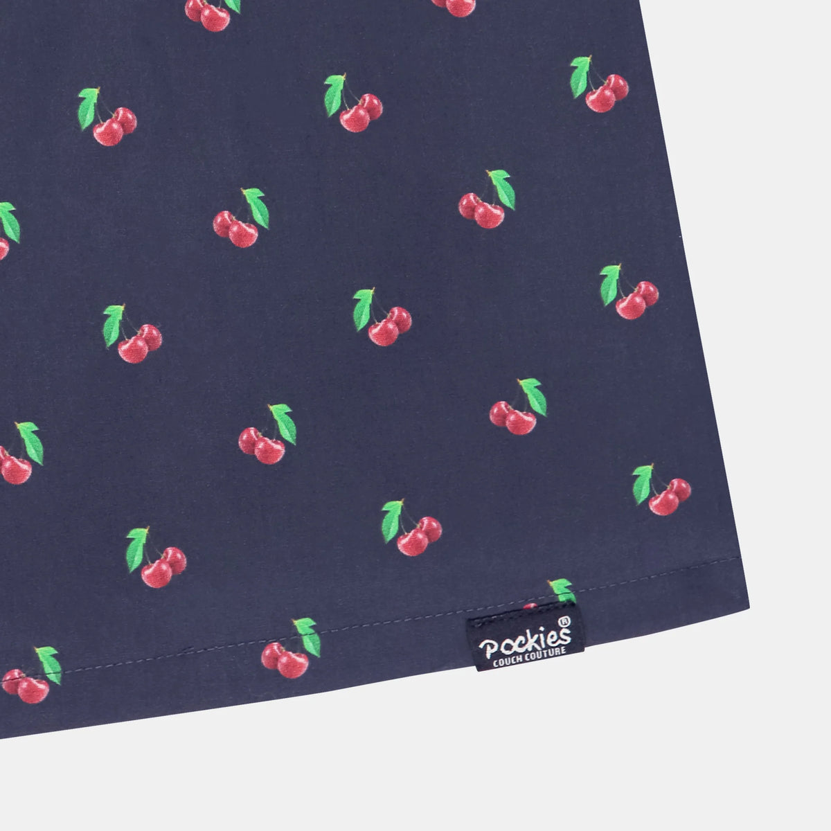 Boxer Pockies Cherry marine à imprimé cerises, vue complémentaire
