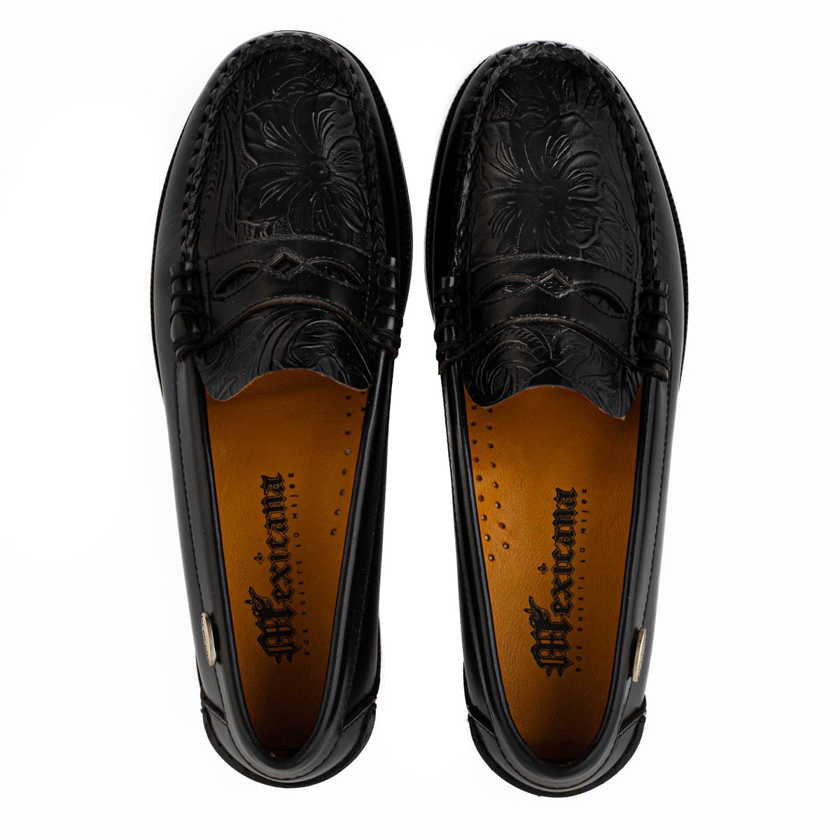 Mocassins femme Mexicana Cincelado coloris noir, vue principale