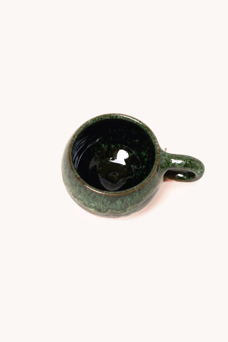 L'ÎLE BLEUE - TASSE EN TAMGROUTE ROSE ET VERT