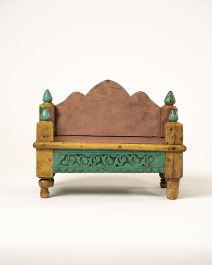 L'ÎLE BLEUE - PRÉSENTOIRE BANC MINIATURE