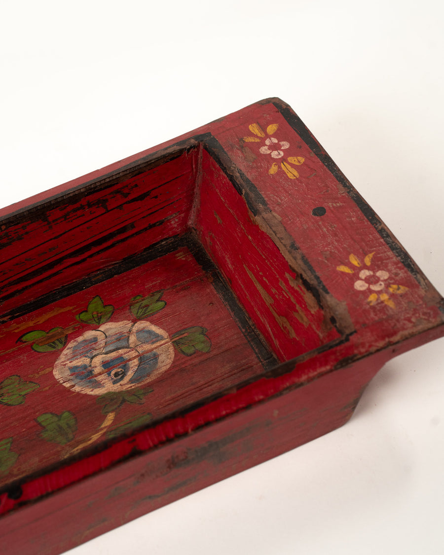 L'ÎLE BLEUE - PLATEAU DE FRUIT EN BOIS PEINT 4