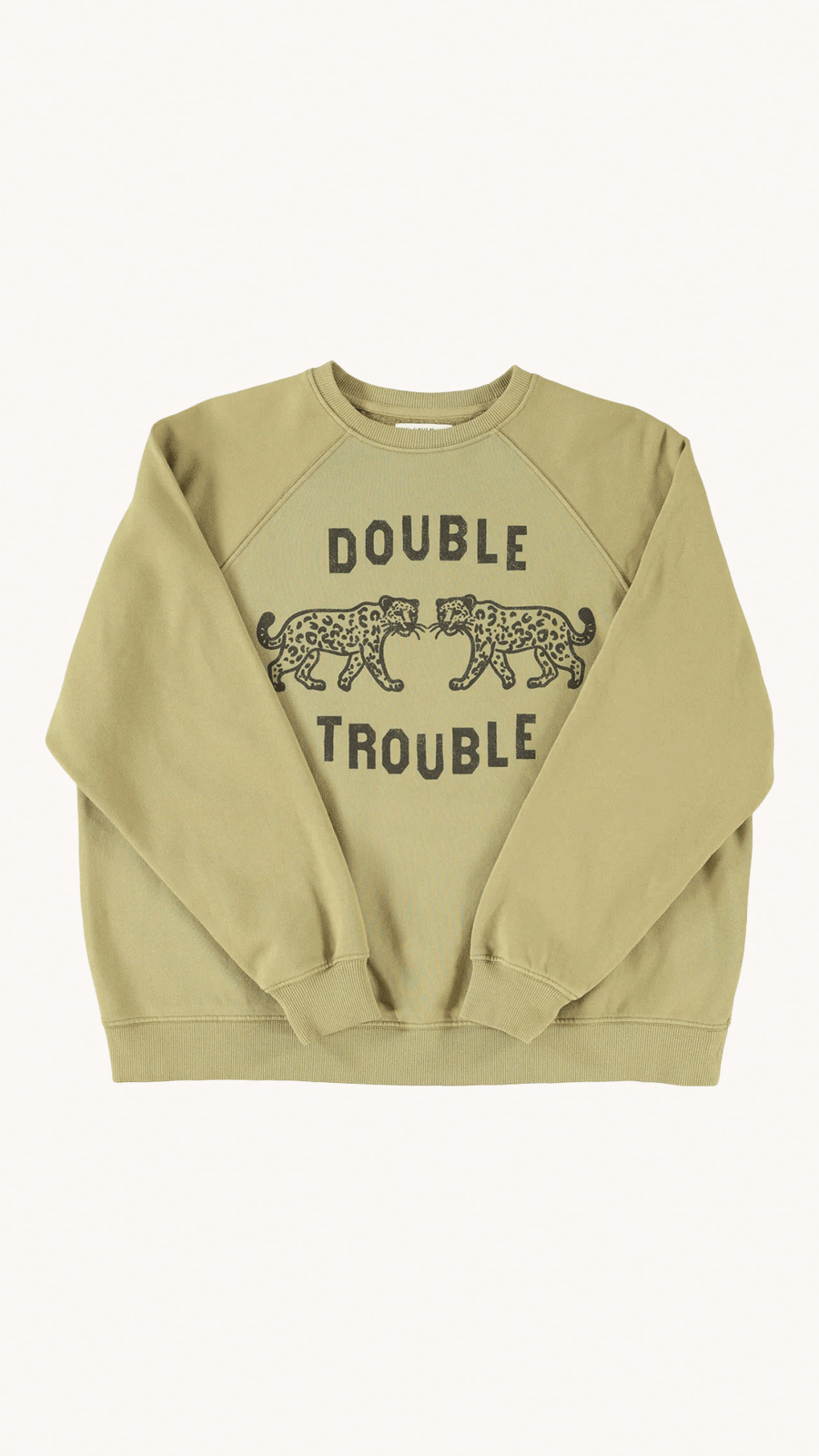 SISTERS DEPARTMENT - Sweat Femme Kaki Panthère