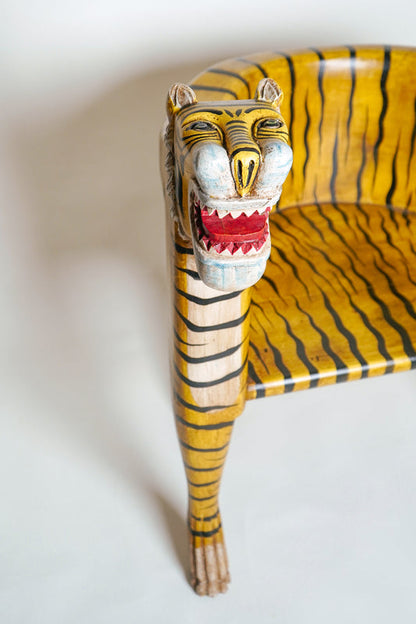 L'ÎLE BLEUE - CHAISE TIGRE DROIT