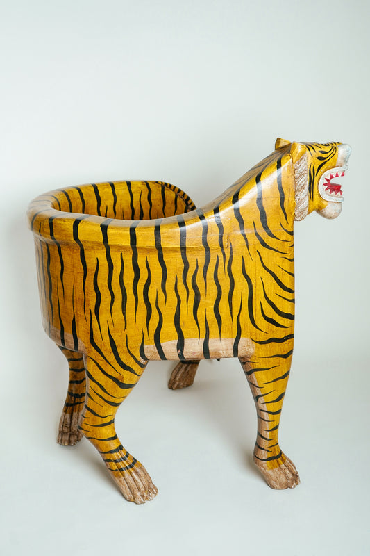 L'ÎLE BLEUE - CHAISE TIGRE DROIT