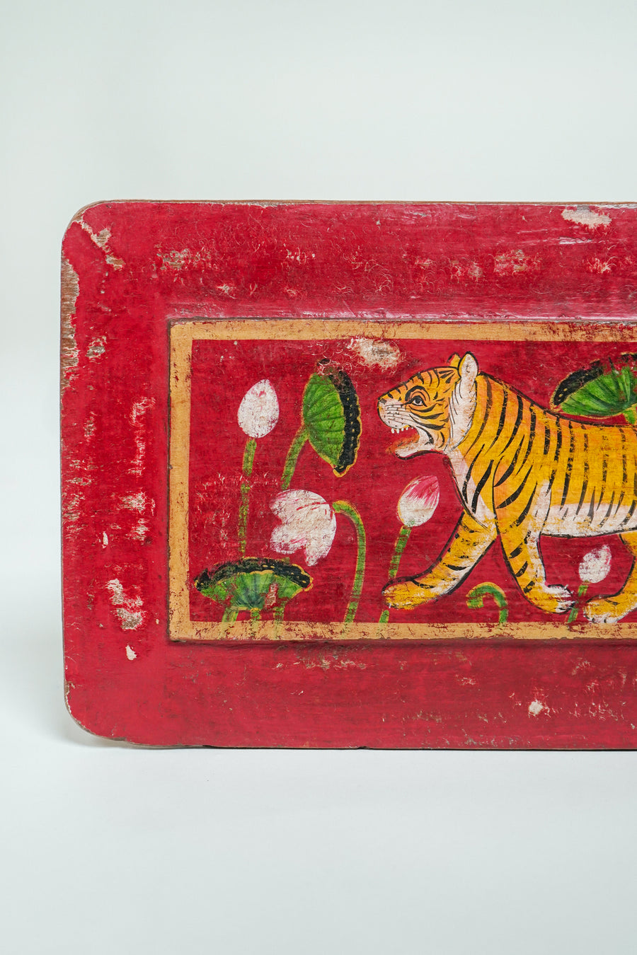 L'ÎLE BLEUE - PEINTURE SUR BOIS