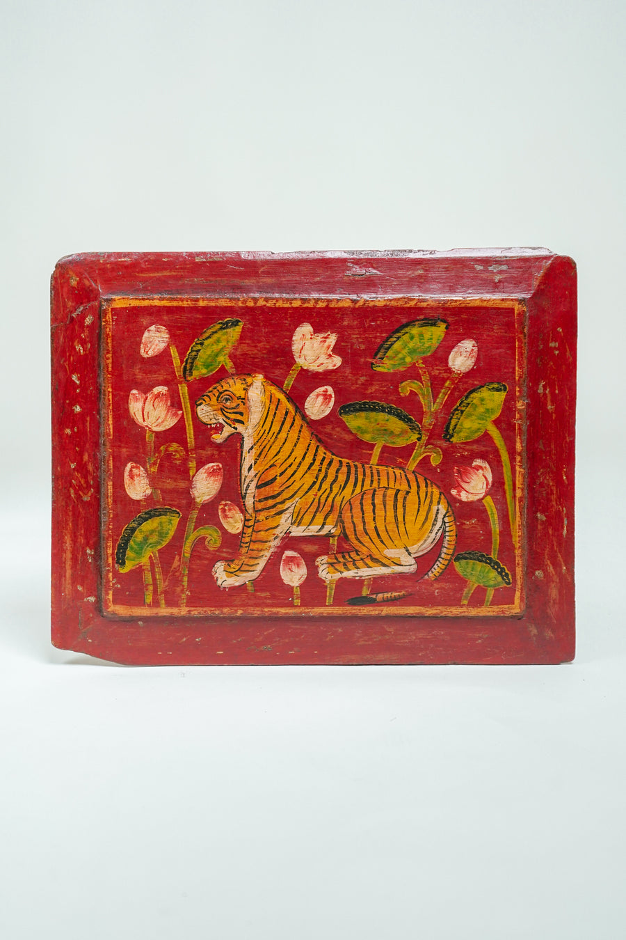 L'ÎLE BLEUE - PEINTURE SUR BOIS