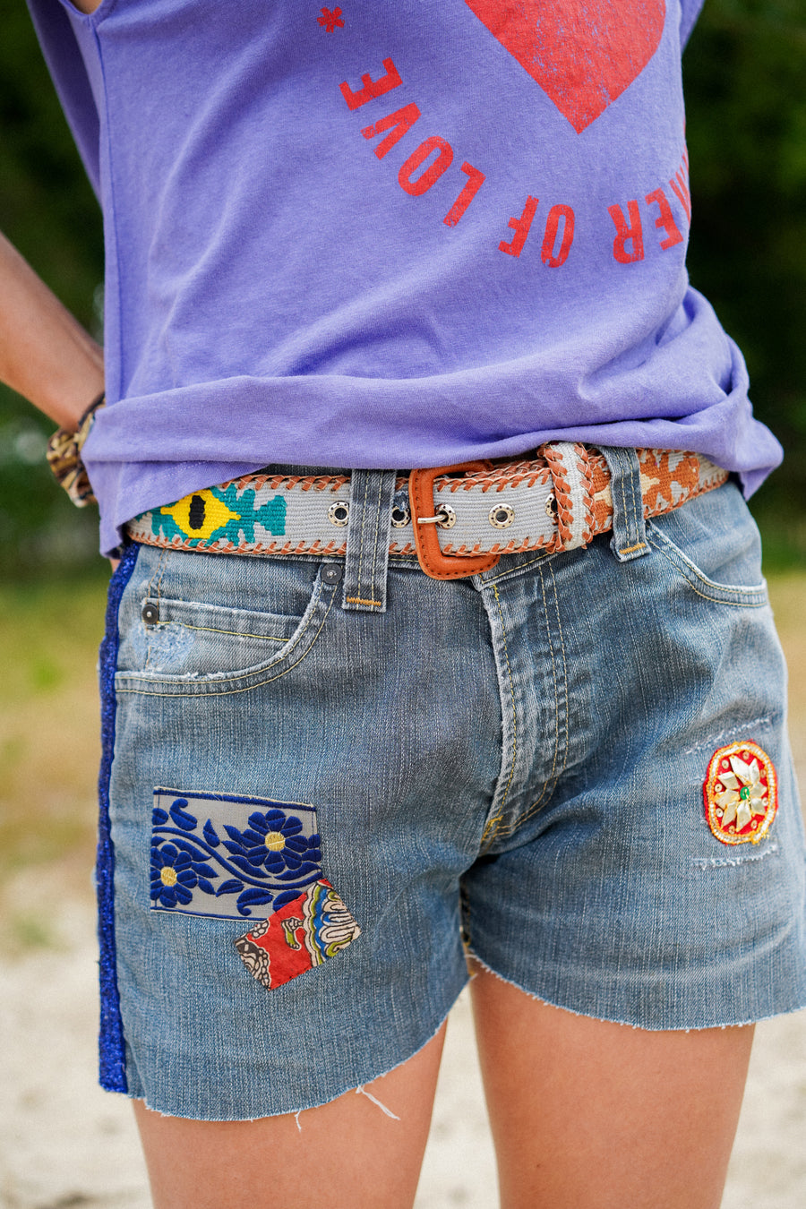 THE BLUE ISLAND - One-of-a-kind shorts San Francisco