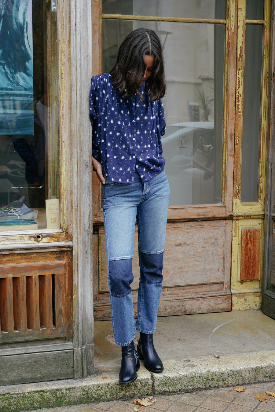 ACQUAVERDE – Patchy Jeans