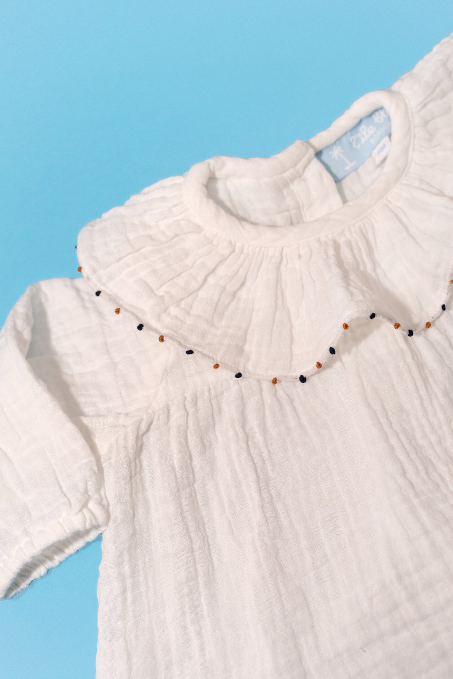 L'ÎLE BLEUE - Blouse Lou Multi Bébé