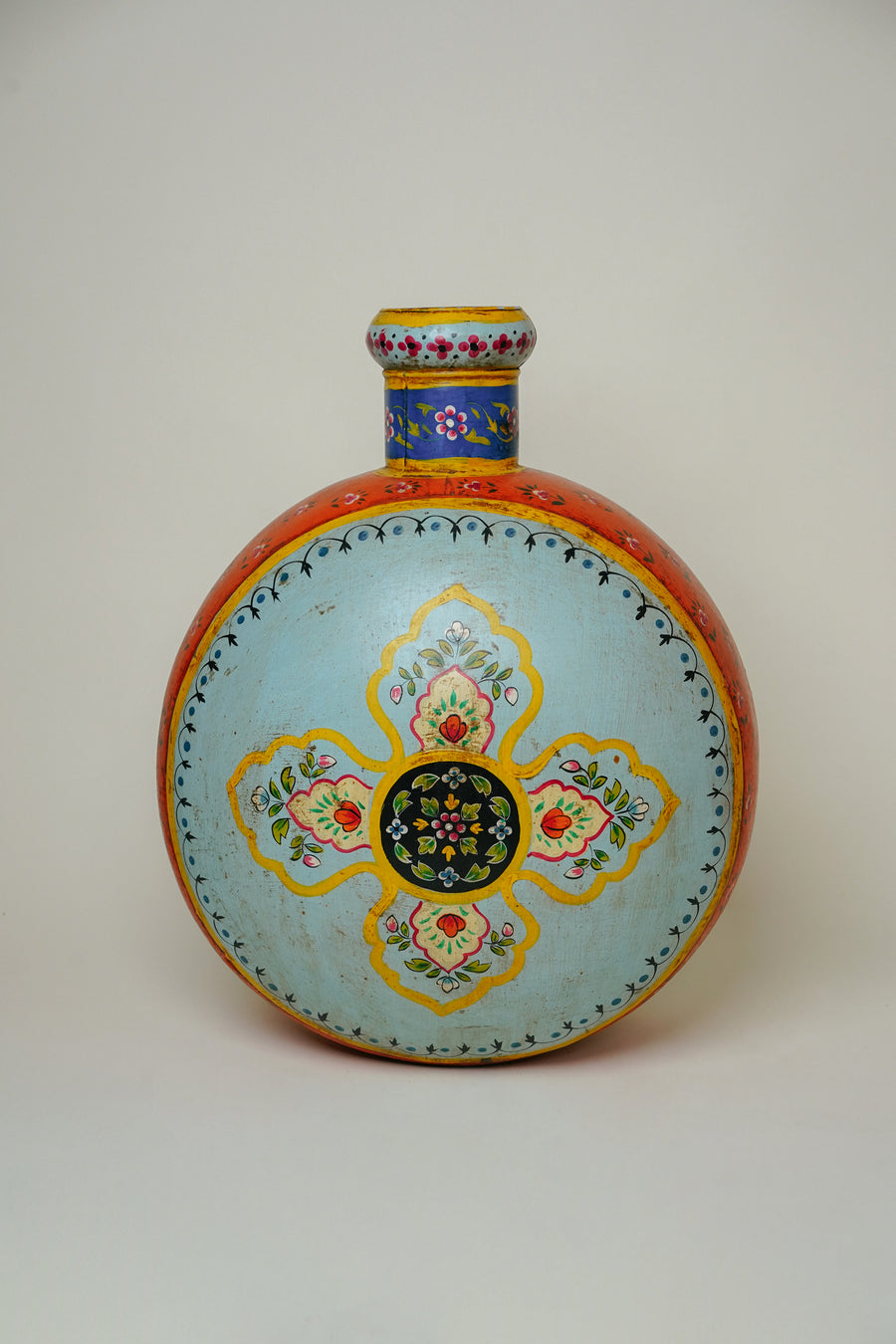 THE BLUE ISLAND - Hand-Painted Pot