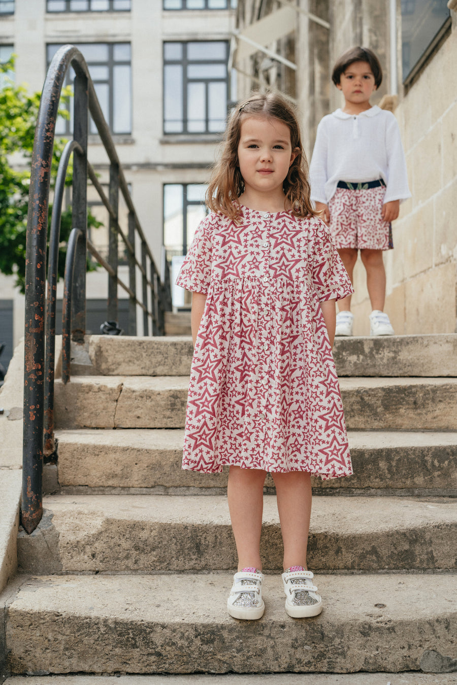 THE BLUE ISLAND - Jadou Stars Dress