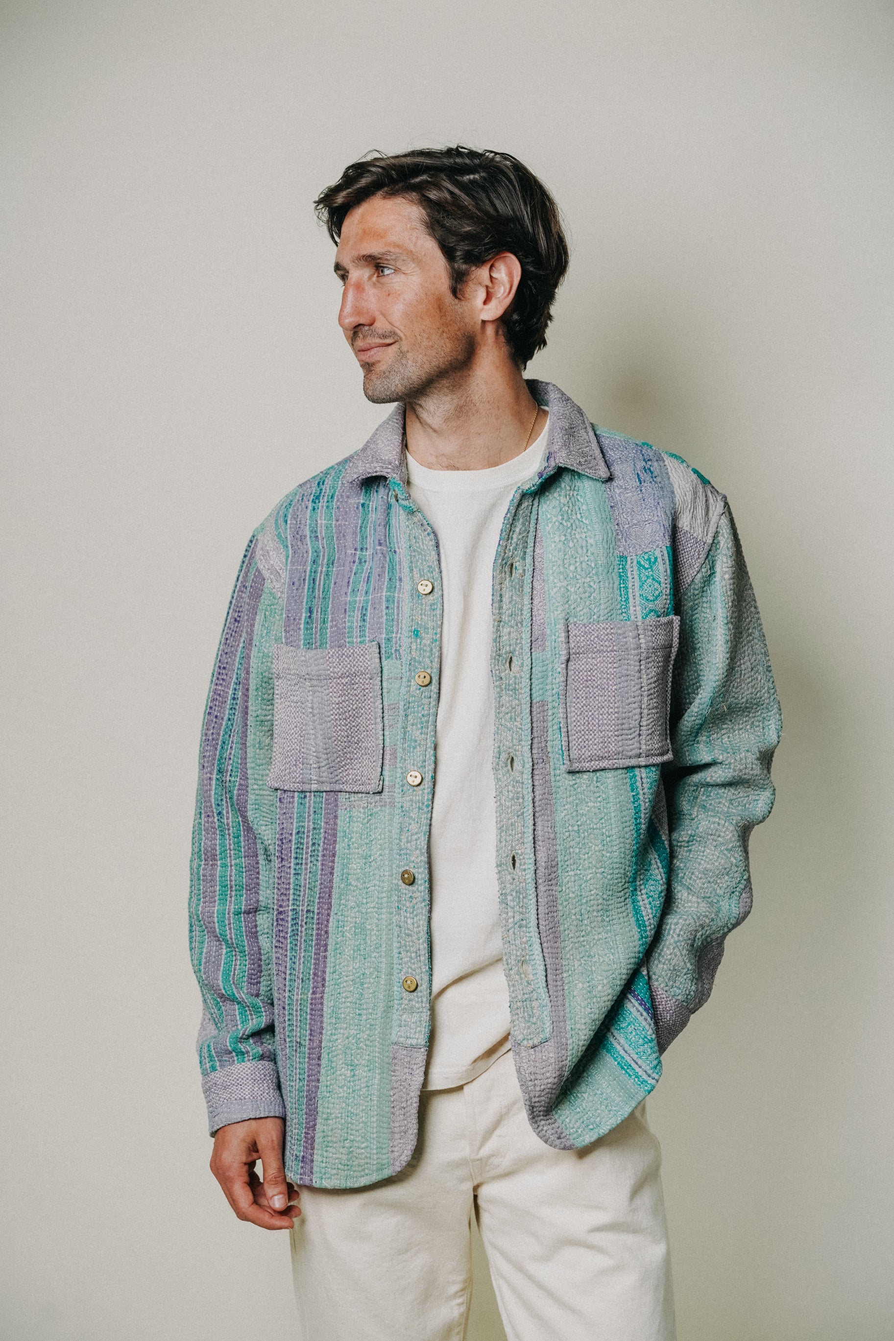 Vestes Kantha Homme