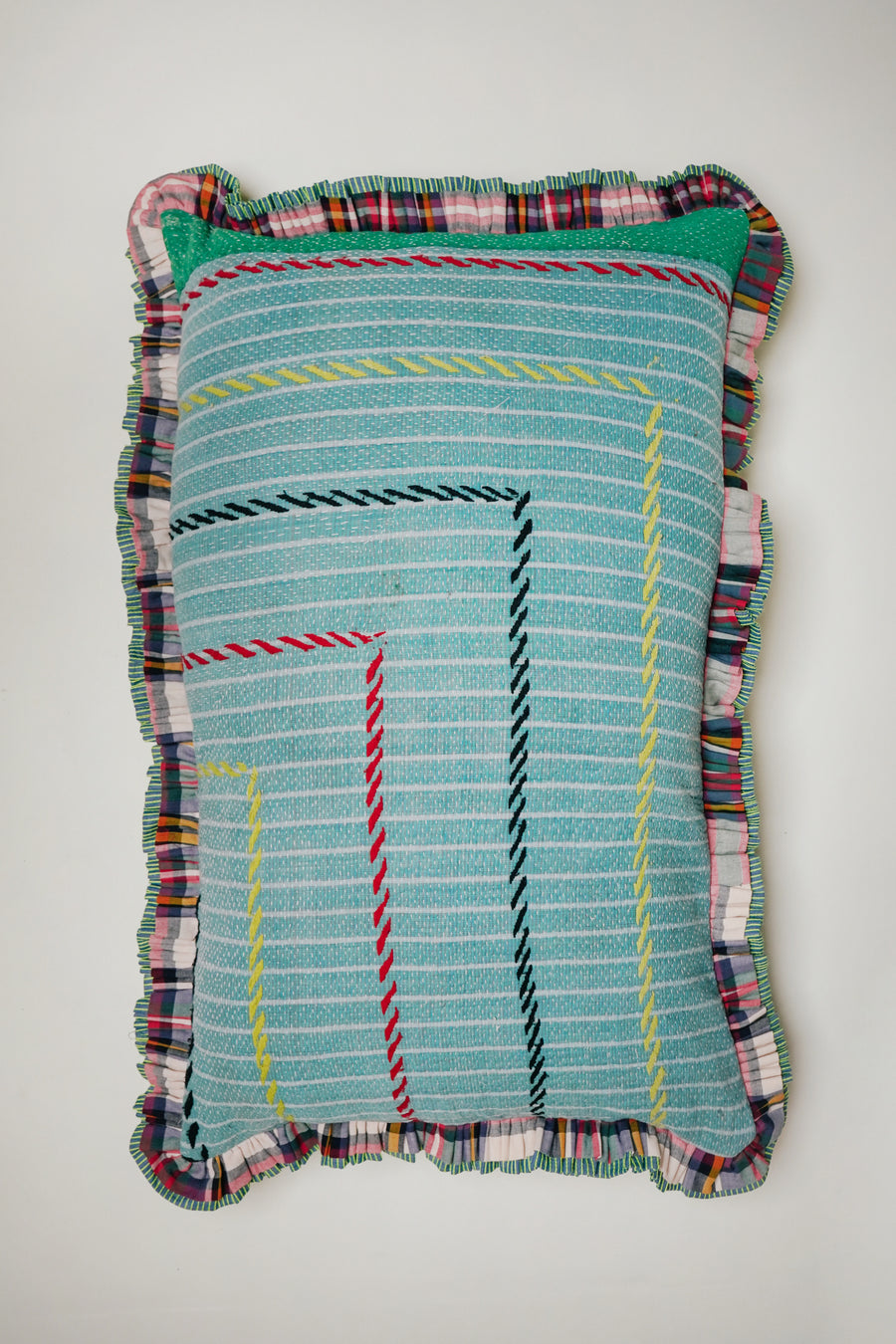 THE BLUE ISLAND - Kantha Cushion Cover 3