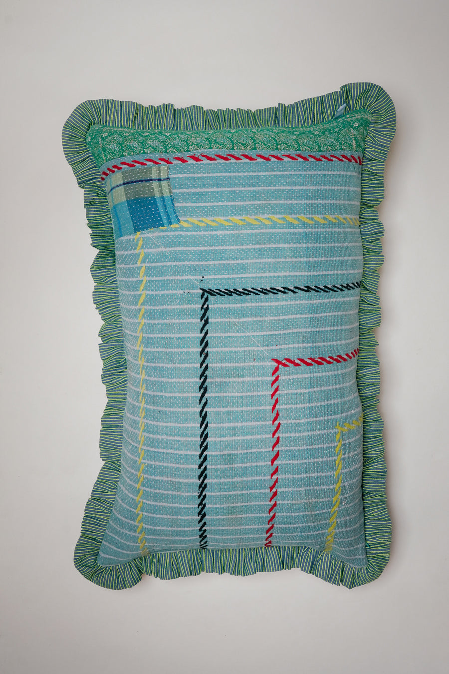 THE BLUE ISLAND - Kantha Cushion Cover 3