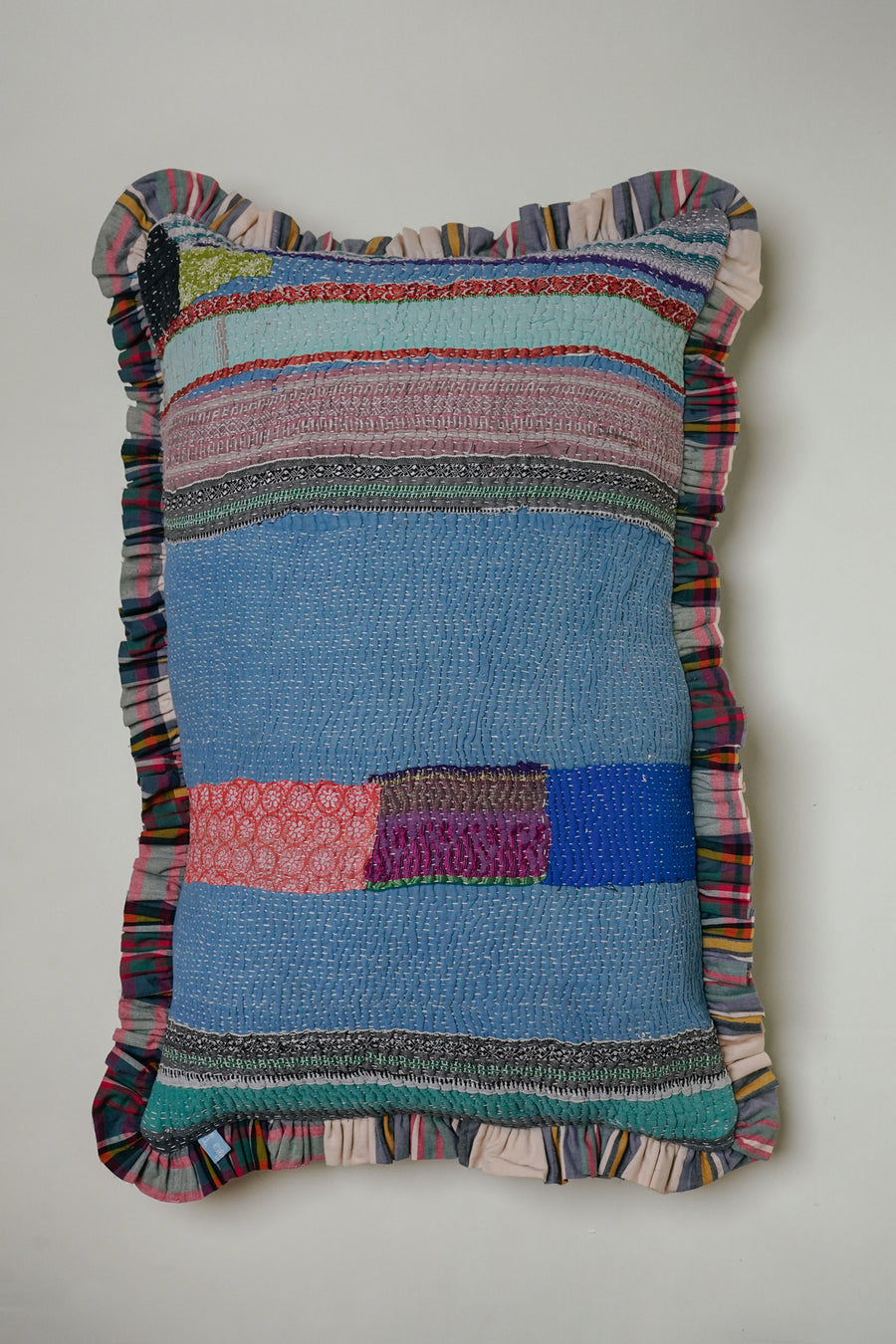 THE BLUE ISLAND - Kantha Cushion Cover 10