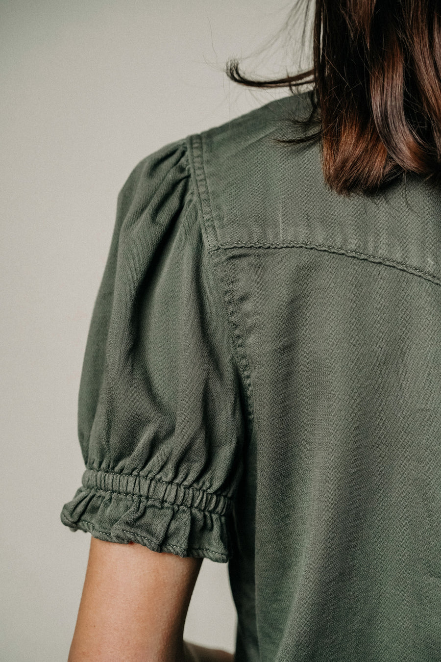 ACQUAVERDE - Janet Military Blouse