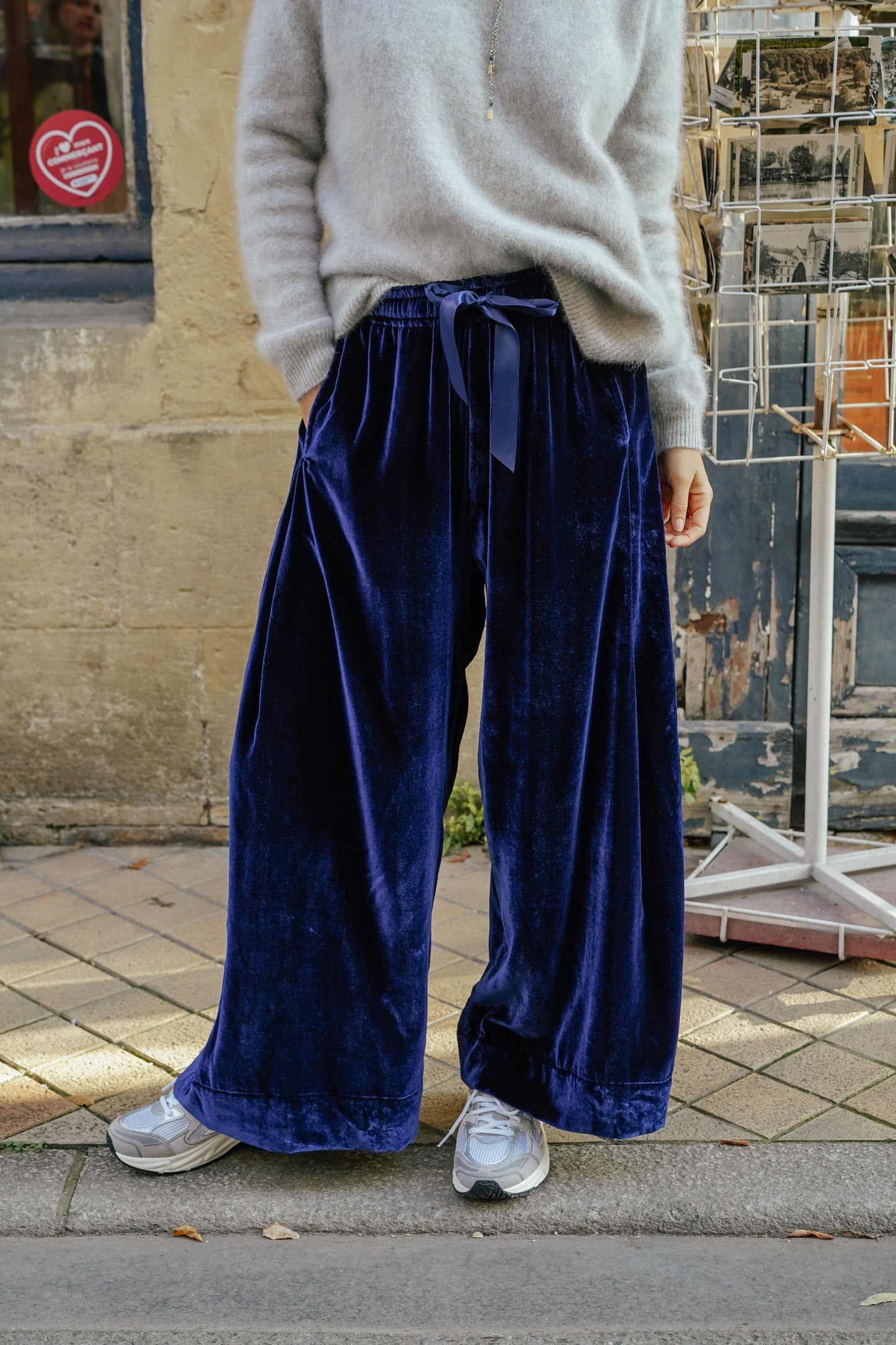 L'ÎLE BLEUE - Pantalon Guite Blue