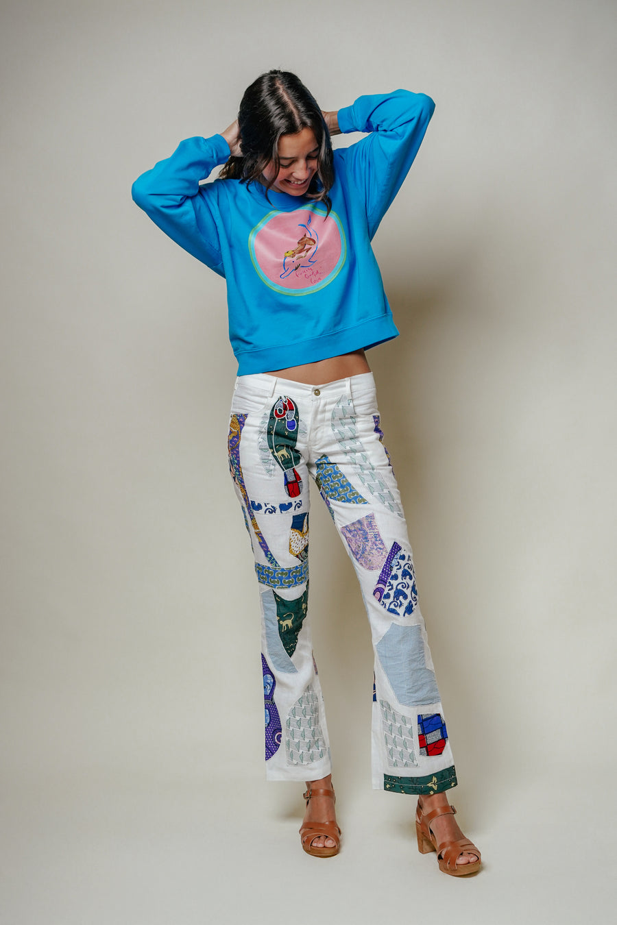 L'ÎLE BLEUE - Pantalon Gina