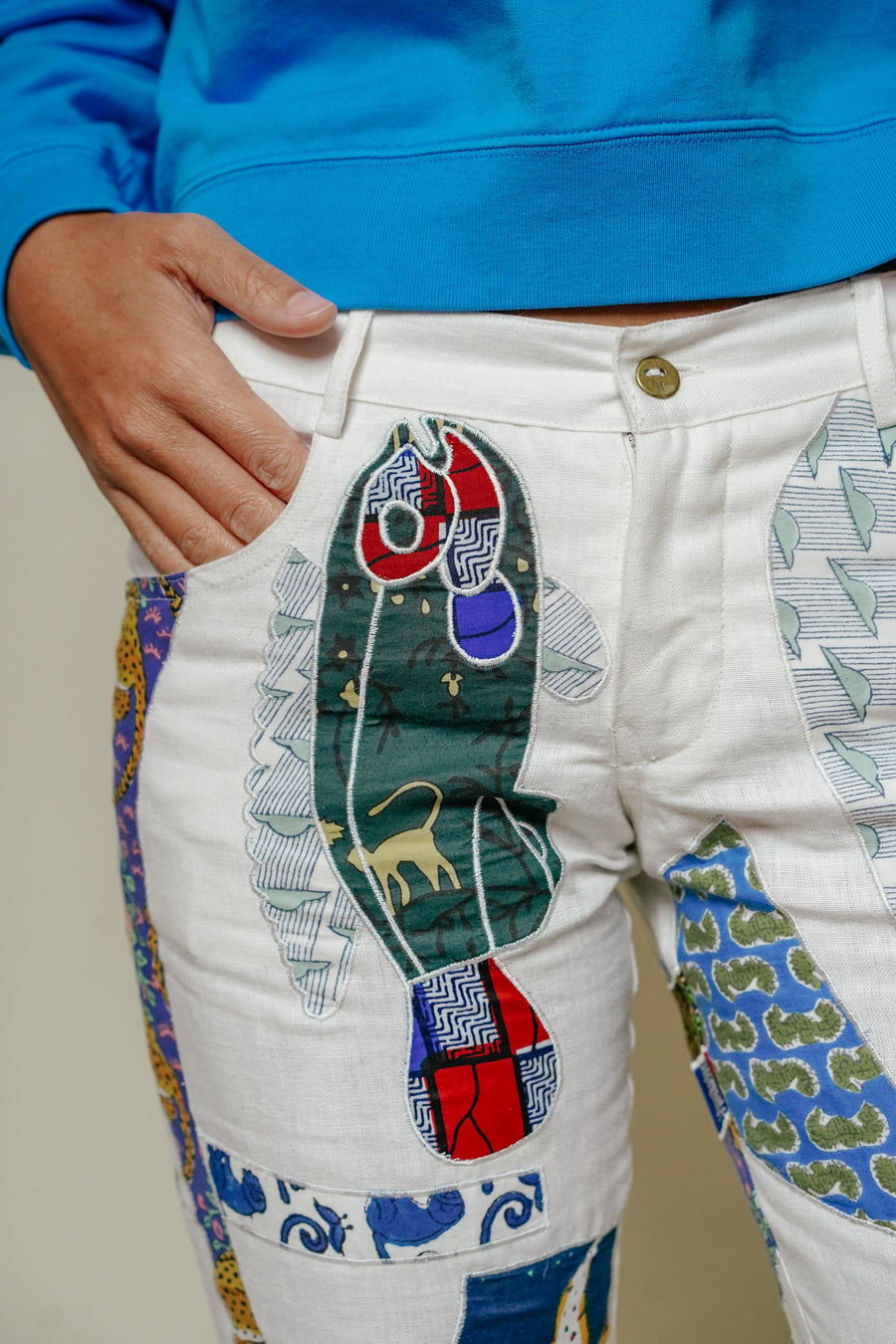 L'ÎLE BLEUE - Pantalon Gina