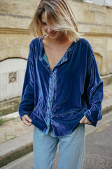L'ÎLE BLEUE - Frieda Blue Blouse