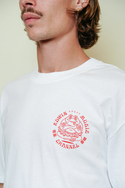 EDWIN - Music Channel Red T-shirt