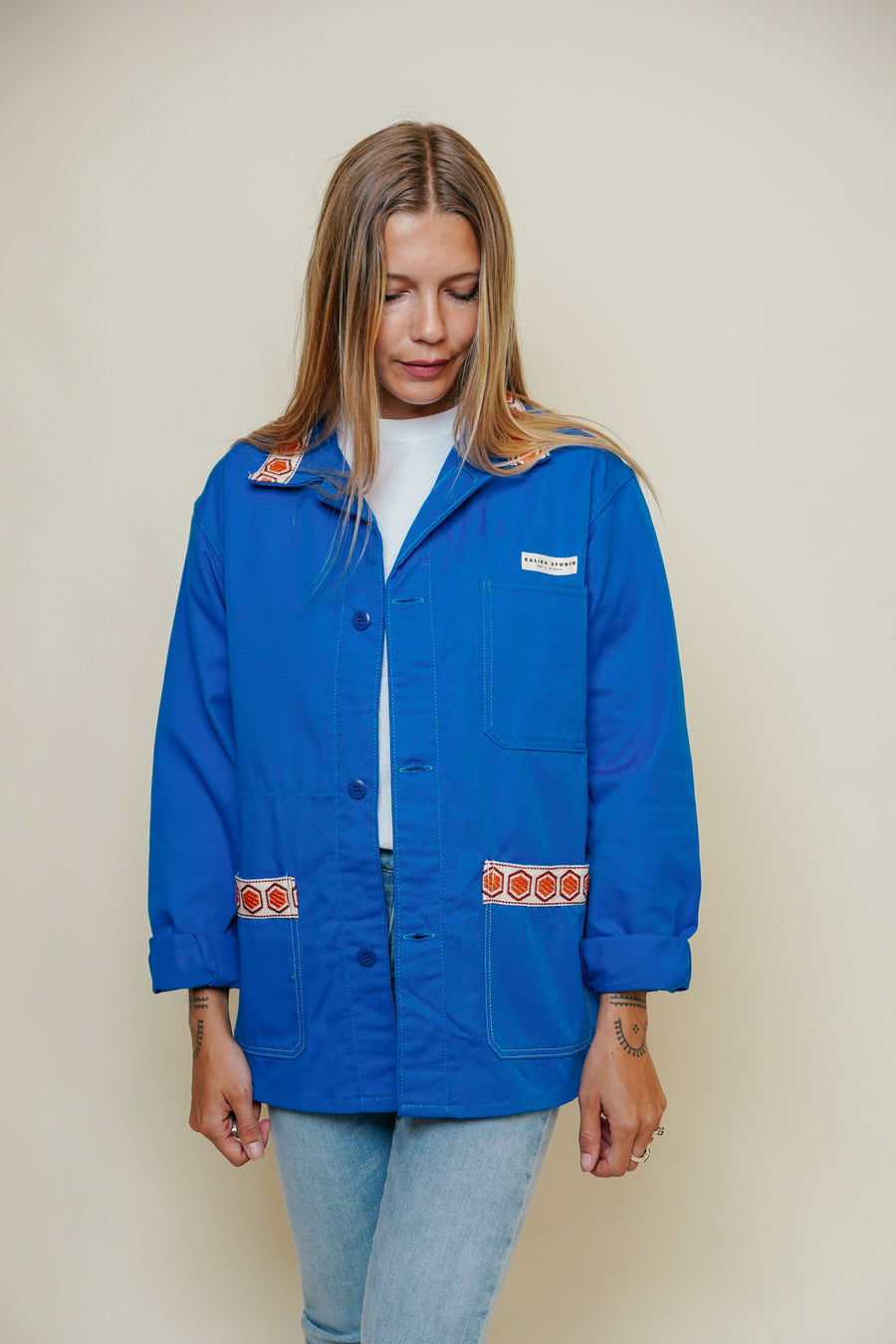 KALIKA - Blue Work Jacket
