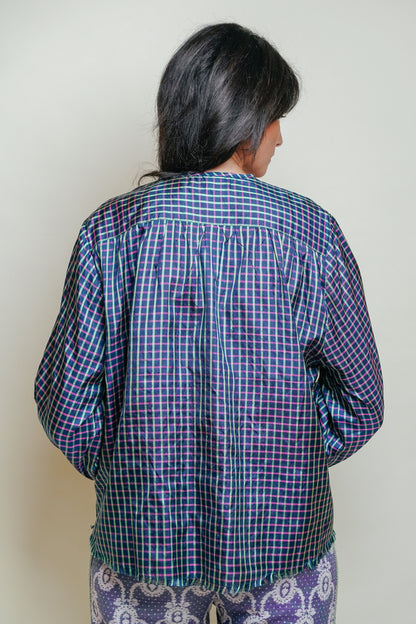 L'ÎLE BLEUE - Blouse Kamini Silk Navy