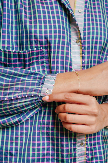 L'ÎLE BLEUE - Blouse Kamini Silk Navy