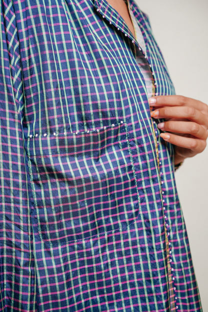 L'ÎLE BLEUE - Blouse Kamini Silk Navy