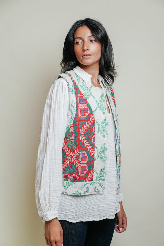 L'ÎLE BLEUE - Gilet Annie Lahori 1