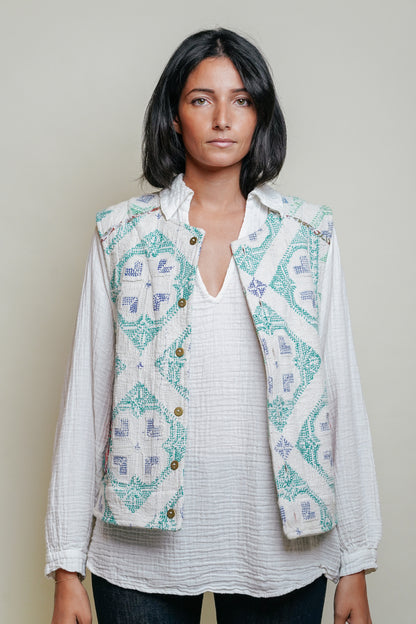 THE BLUE ISLAND - Annie Lahori Vest 1