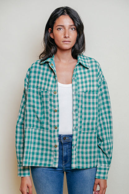 THE BLUE ISLAND - Kantha Jacket 10