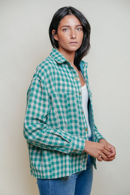 THE BLUE ISLAND - Kantha Jacket 10