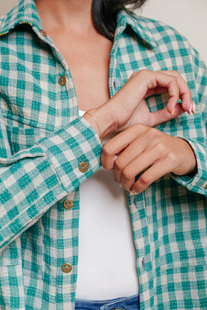 THE BLUE ISLAND - Kantha Jacket 10