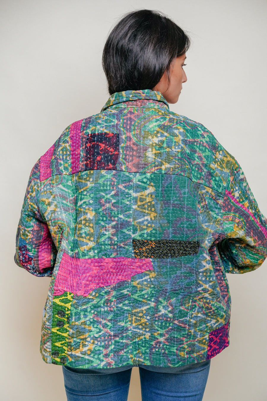 THE BLUE ISLAND - Kantha Jacket