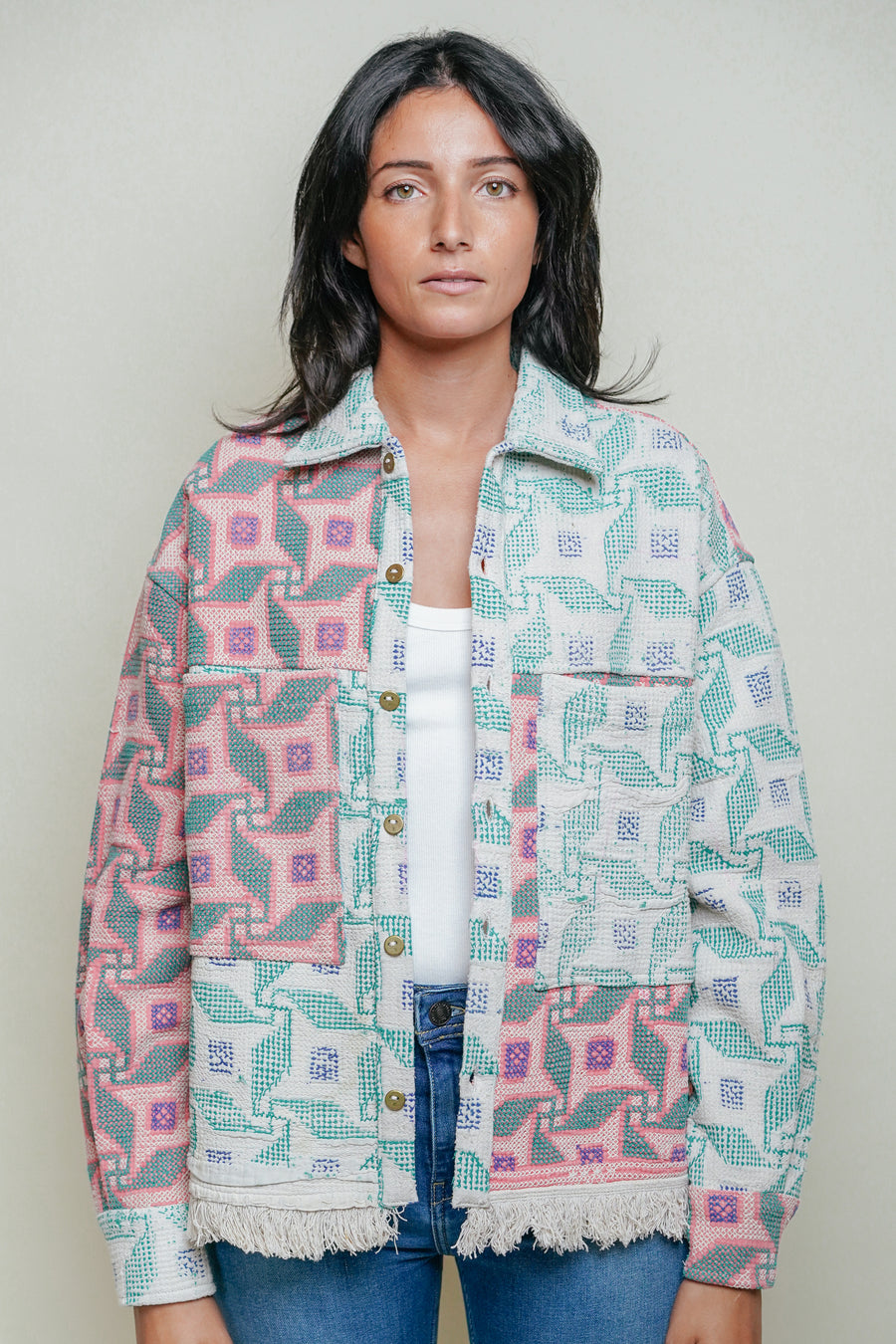 BLUE ISLAND - Kantha Jacket - Lahori