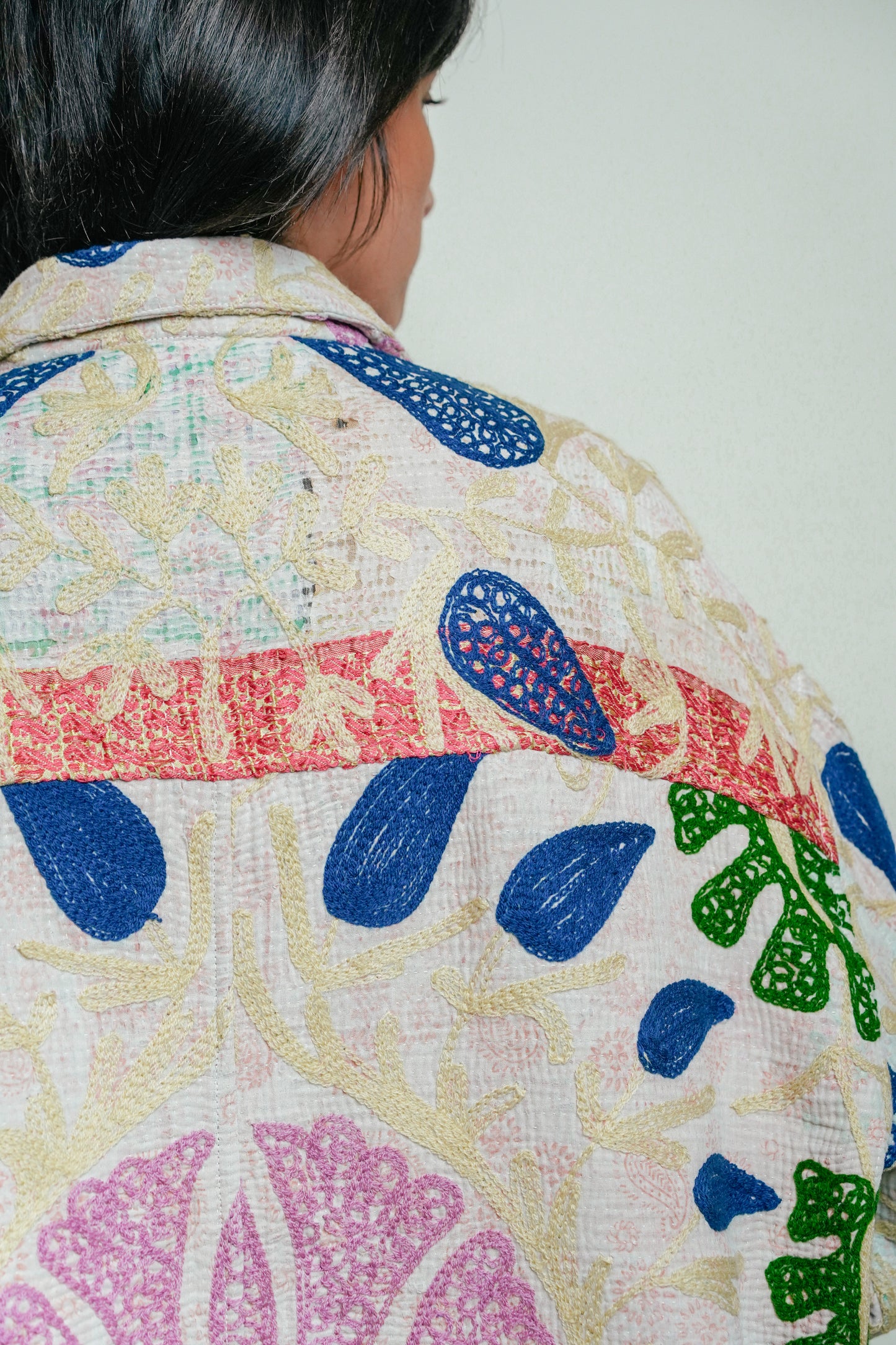 THE BLUE ISLAND - Suzani Kantha Jacket 16