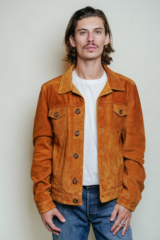 SERGE PARIENTE - Veste Jeans Jacket Suede